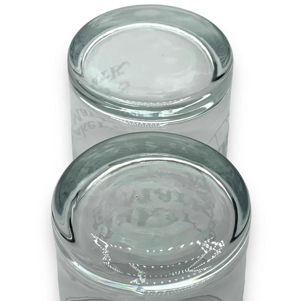 Los Angeles Lakers Maker's Mark Bourbon Whiskey Lowball Rocks Glass Set of 2 NBA
